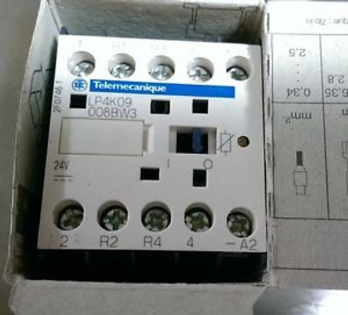 NEW Telemecanique / Square D CONTACTOR 24 VDC MOD. LP4K09008BW3