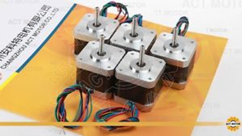5PC 4-LEAD  Nema17 Stepper Motor 40MM 1.7A   60OZ  for 3D PRINTER CE