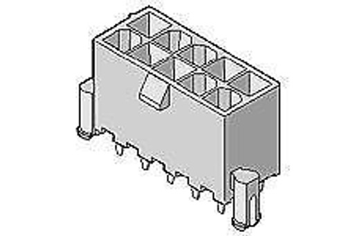 Headers & Wire Housings MF+ HCS VERT HDR DR 16CKT V-2 TIN (50 pieces)