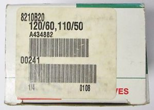 ASCO RED HAT 8210B20 Solenoid Valve 110/120V A434882