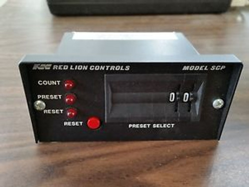 Red Lion Counter Preset 2 Digit SCP00200 115VAC 8779 4091