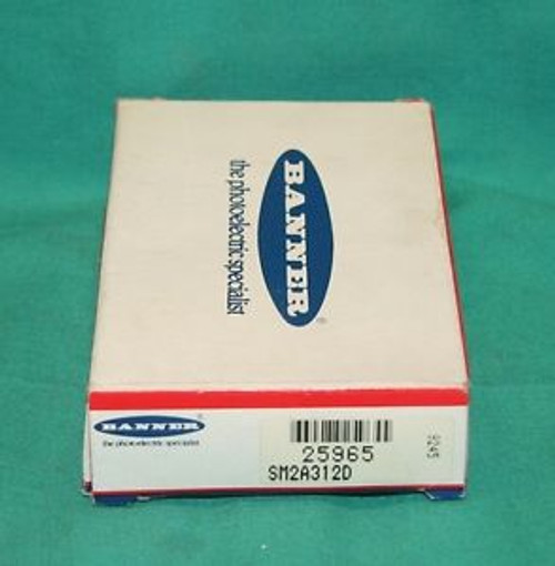 Banner SM2A312D Mini-Beam Photoelectric Sensor 25965 NEW