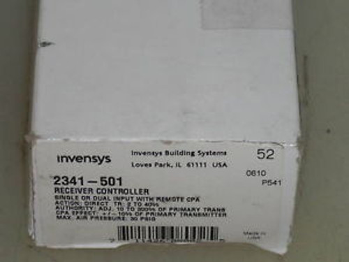 INVENSYS RECEIVER CONTROLLER 2341-501 NEW