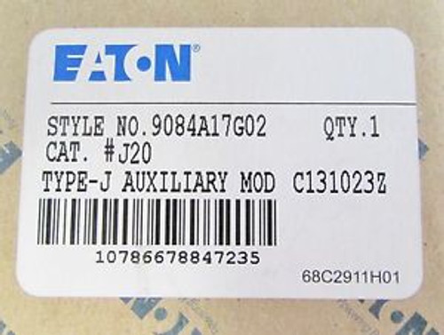 EATON CUTLER HAMMER WESTINGHOUSE J20 Auxiliary Contact for A200 9084A17G02