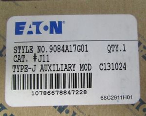 EATON CUTLER HAMMER WESTINGHOUSE J11 Auxiliary Contact for A200 9084A17G01