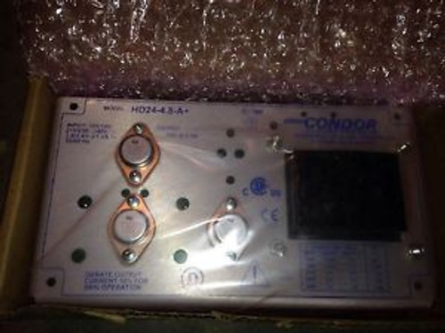 Condor 24 volt Power Supply HD24-4.8-A+  New In Box