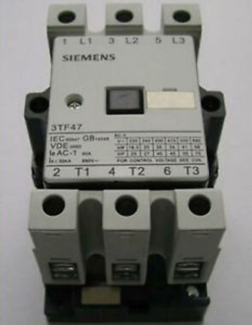 New New Siemens Contactor 3TF47 22-0XM0 #BFX JY
