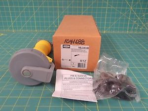 Hubbell HBL330C4W IEC Pin & Sleeve Connector   RTZ - Configuration   NEW