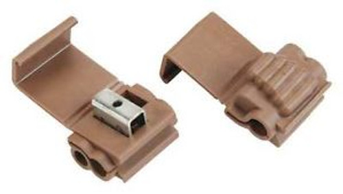 3M 902 Connector,Brown,2 Ports,18-10AWG,PK 500 G5558664
