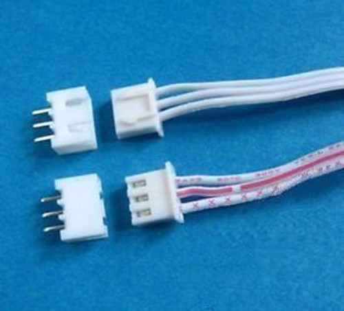 1000 pcs 3 Pin Connector leads  Heade 2.54 mm L: 200mm