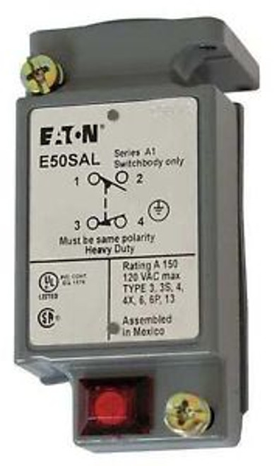 Eaton E50Sal Limit Switch Body,With Light