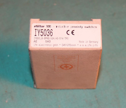 IFM Efector IY5036 Inductive Proximity Switch IYB30.8-BPKG/V2A/AS-514-TPS NEW