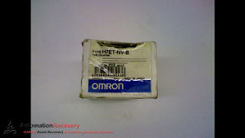 OMRON H7ET-NV-B TIME COUNTER 4.5-30V AC/DC, NEW