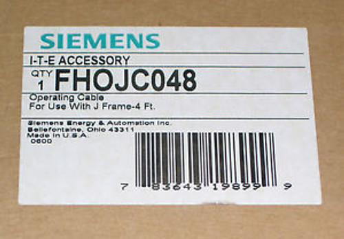 SIEMENS ITE,  CABLE FOR FLANGE MOUNT OPERATING MECHANISM KIT, FHOJC048