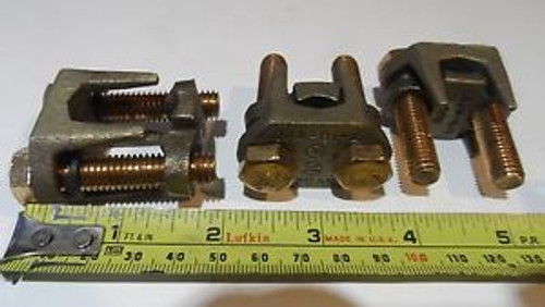 (25) Burndy KVS28 Cable to Cable Connector Copper 1/0-4/0 AWG Str Run 10-4/0 Tap