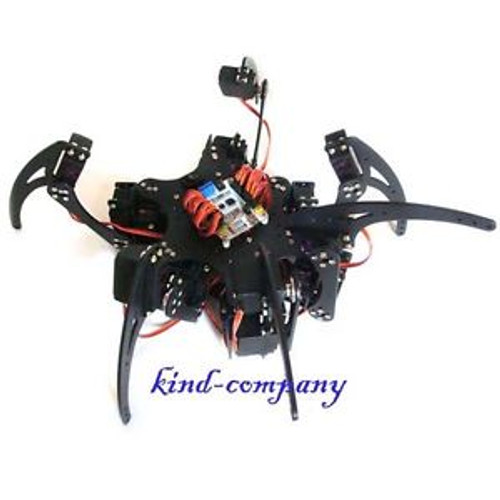 1Set new  Six Legs Alum Alloy Hexapod Spider Robot Frame Kit DIY for Arduino