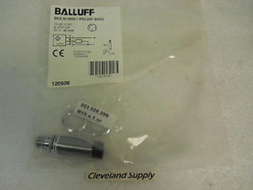 BALLUFF BES M18ME1-PSC20F-S04G PROXIMITY SENSOR 120506 20MM 10-30V NEW CONDITION