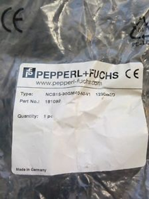 Pepperl & Fuchs NCB15-30GM40-N0-V1 Inductive Proximity Sensor