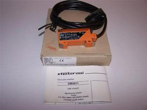 IFM EFECTOR OB5011 OBF-FPKG/T FIBER OPTIC SENSOR  NEW IN BOX