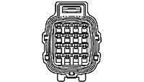 Automotive Connectors E-S MK-2(+) 16P PLUG ASSY (50 pieces)