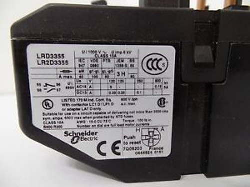 SCHNEIDER ELECTRIC LRD3355- NEW