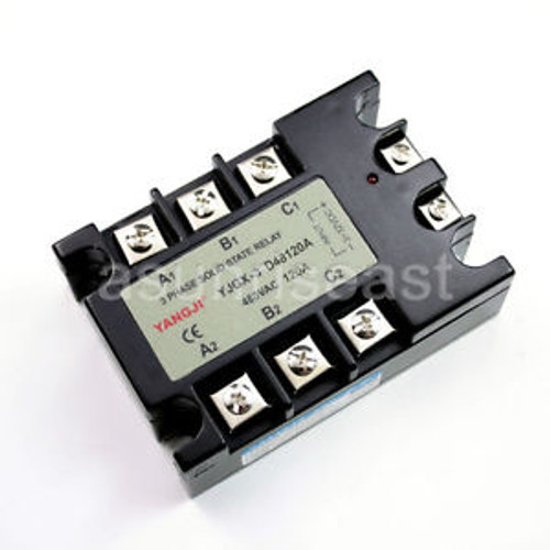 120A 3 Phase SSR Solid State Relay DC Control AC In DC3-32V Out AC24-480 D48120A