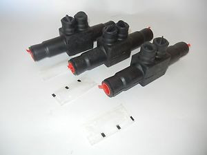 4 FOUR ILSCO USPA-500SS DB PBT, 500 - 2 AWG IN-LINE SPLICE, REDUCER, DIRECT BURY