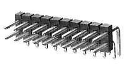 Headers & Wire Housings 26 MODII HDR DRRA B/A .100CL (50 pieces)