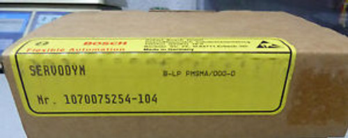 NEW IN BOX BOSCH SERVODYN B-LP PMSMA / 000-D 1070075254-104
