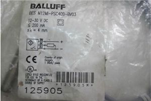 BALLUFF proximity switch BES M12MI-PSC40B-BV03