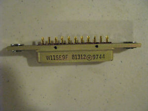 WINCHESTER CONNECTOR WITH CONTACTS PART # W11SE9F NSN 5935-00-838-8483