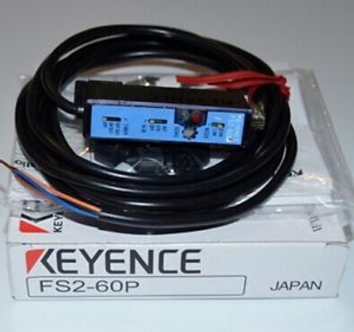 New Keyence Optical Fibre Senor Amplifier FS2-60P