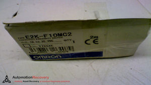 OMRON E2K-F10MC2 CAPACITIVE PROXIMITY SWITCH 10-30VDC, NEW