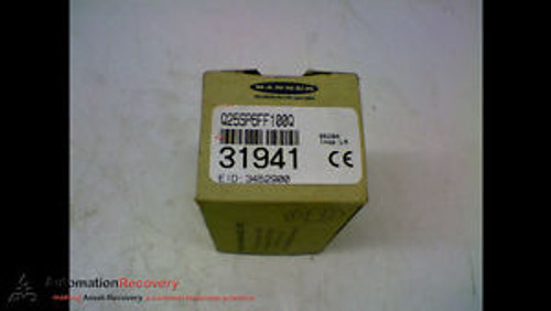 BANNER Q25SP6FF100Q PHOTOELECTRIC SENSOR 10-30VDC RANGE 100MM, NEW