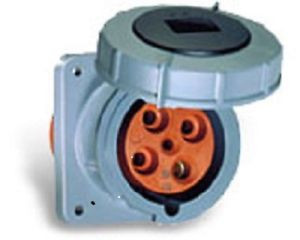 ME 4100R12W watertight receptacle. Equal to HBL4100R12W CH4100R12W PS4100R12W