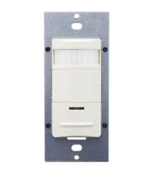 Leviton OSSNL-IDT Decora Passive Infrared Wall Switch Occupancy Sensor  LED Adju
