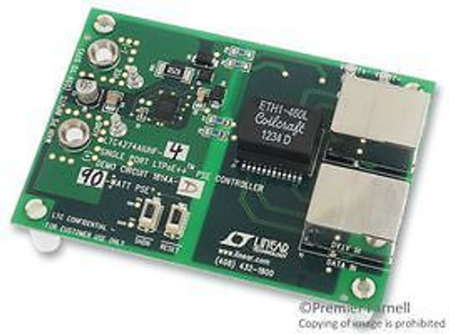 LINEAR TECHNOLOGY DC1814A-D DEMO BOARD, LTC4274A-4 POWER OVER ETHERNET (POE)