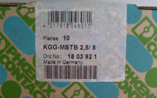 PHOENIX CONTACT KGG-MSTB 2,5/8 ( 10 PIECES) NEW MATERIAL