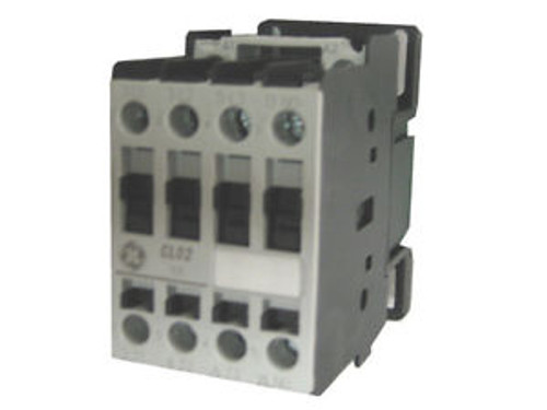 GE CL02A310TS 3 pole 32 AMP contactor with a 240 volt AC coil and 1 NO contact