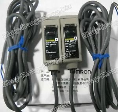 1 Set/2pcs New Omron E3S-CT11 (E3SCT11-D&E3S-CT11-L) Photoelectric Switch Sensor