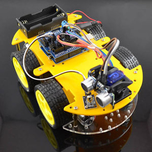 New Multifunction Bluetooth Controlled Robot Smart Car Kits For Arduino