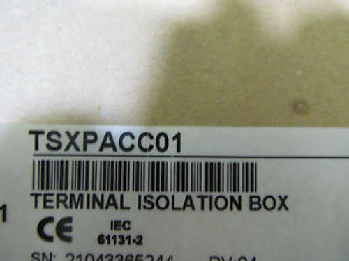 New in Box Schneider TSXPACC01 21043365244 Terminal Isolation Box