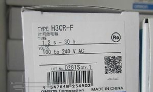 1PCS New OMRON H3CR-F 100~240VAC 1.2s~30h Timer