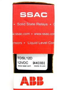 SSAC TDSL12D, Timer-Single Shot 12VDC Relay 0.1-102.3s 8Pin - NEW