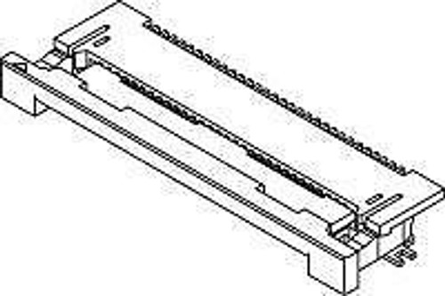 FFC & FPC Connectors 0.5 FPC Hsg AssyBtmW /AuPlt30CktEmbsTpPkg (100 pieces)