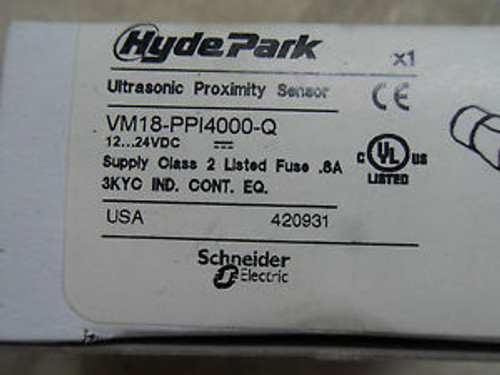 (X1-1-F) 1 New HYDE PARK VM1-PNO-Q SENSOR