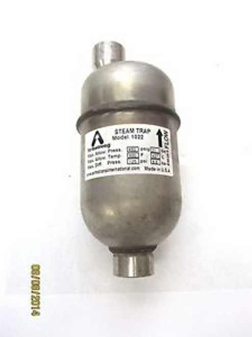 3/4 INCH ARMSTRONG STEAM TRAP MODEL 1022, NPT, 125 PSI, STAINLESS STEEL