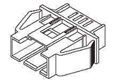 Headers & Wire Housings CGrid SL PMC WToW DR ModBrnch 8Ckt (100 pieces)