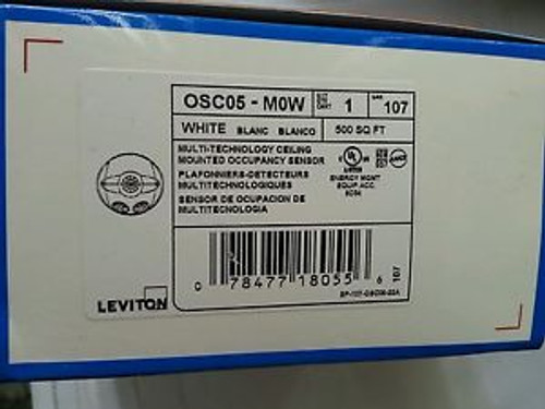 leviton occupancy sensor osc05 m0w 107