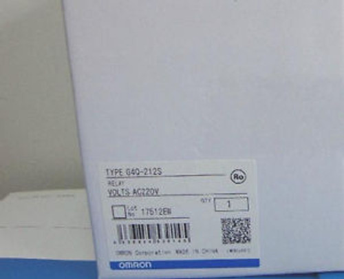 Omron Exchange Relay G4Q-212S G4Q212S 220VAC new in box